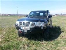 HD-Windenstoßstange für Nissan Patrol Y61 GU4 - mit  Rammschutz