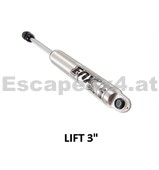 Hinterer Gasdruckstoßdämpfer Fox 2.0 Performance Jeep Cherokee XJ 3"