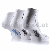 Herren Sportsocken -  JEEP SHORT WHITE (3 PAAR)