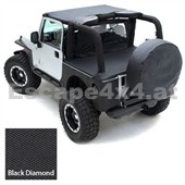Reserveradabdeckung Smittybilt schwarz 94 cm
