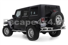 HD-Heckstoßstange in Edelstahl - Rohrstoßstange - Smittybilt für Jeep Wrangler JK 2007