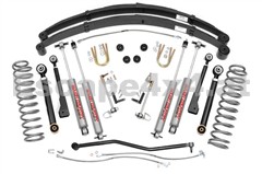 Fahrwerk Rough Country Lift Kit Pro II Jeep Cherokee XJ 4,5" + Lenker + Panhardstab