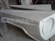 Fiberglaskotflügel Mercedes G