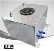Alu-Zusatzkraftstofftank 80 L mit Fühler Alu-Zusatzkraftstofftank 80 L mit Fühler