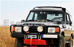 HD-Windenstoßstange - Land Rover Discovery I 1989-1998 +50mm verlängert - mit Rammschutz