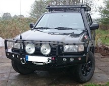 HD-Windenstoßstange vorne -  Opel Frontera B - mit  Rammschutz