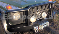 HD-Windenstoßstange - für Mercedes G 461, 463 - mit Rammschutz