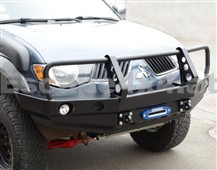 HD-Windenstoßstange vorne - für Mitsubishi L200 (05-) - mit  Rammschutz