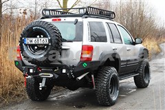 HD-Stoßstange hinten von Metal Pasja, Mod Backfire - Jeep Grand Cherokee WJ