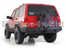 HD-Heckstoßstange mit Ersatzradträger - Smittybilt XRC für Jeep Cherokee XJ