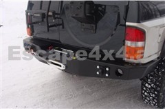 HD-Heckstoßstange mit Seilwindenaufnahme für Nissan Patrol Y60