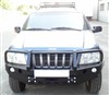HD-Seilwindenstoßstange vorne -  Jeep Grand Cherokee WJ 1999-2004 - mit  Rammschutz